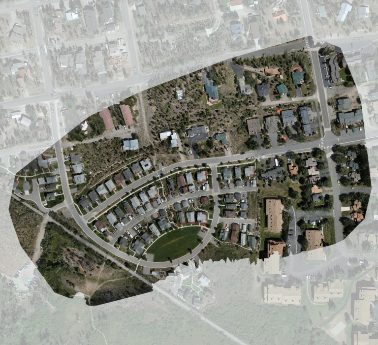 urban planning orthophoto map