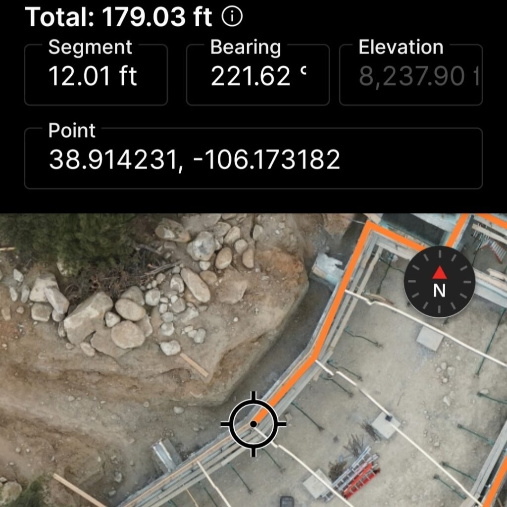 market land with the ability to take accurate measurements
