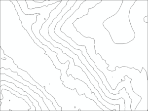bare earth contour