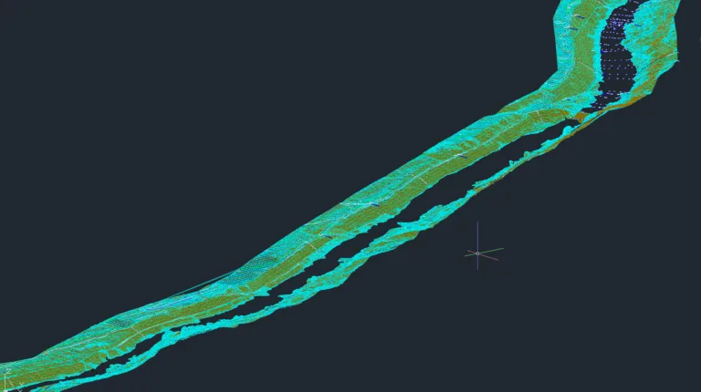 River corridor LiDAR survey
