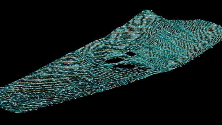 Drainage analysis LiDAR survey