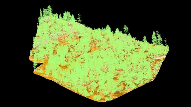 Topographic LiDAR survey for home site plan